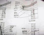 details of a wall/roof section